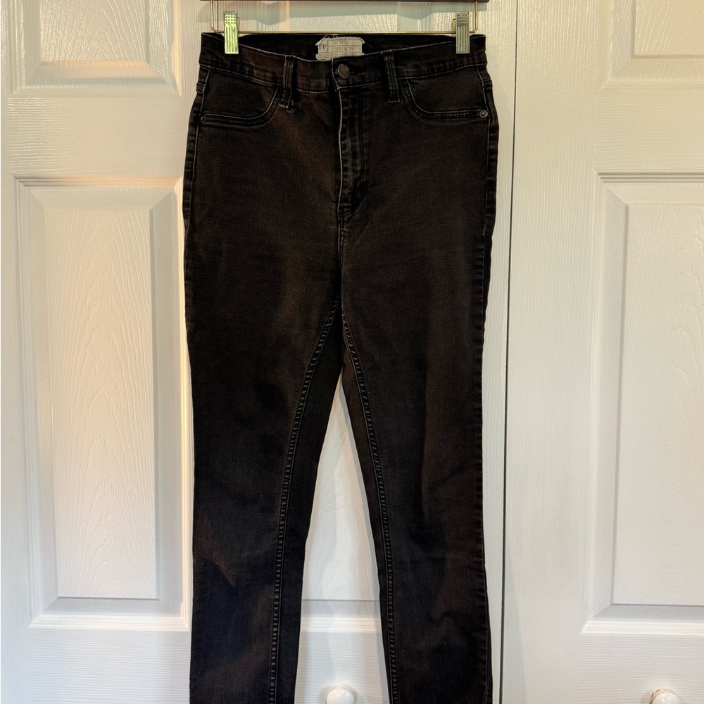 Free People Charcoal Denim Jeans